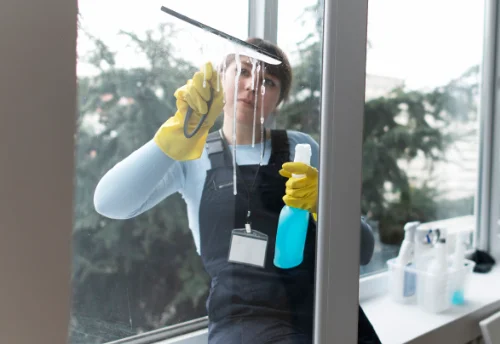 Nettoyage de vitres intérieures et extérieures à Brestot